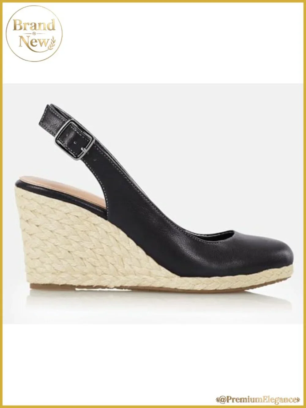 Women's Espadrille Wedge Sandals with Memory Foam